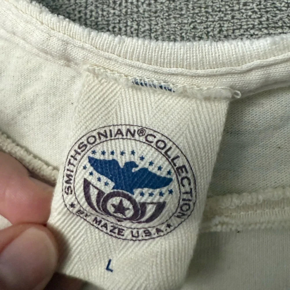 VTG 1994 Smithsonian Institution John Lewis Childs Floral T-shirt White Size L - Picture 8 of 8